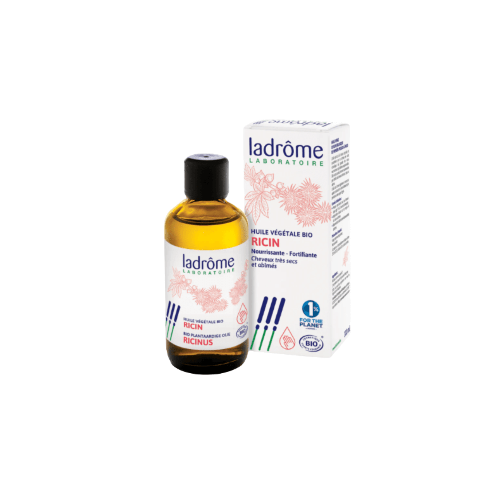 Ricino óleo vegetal Bio – 100ml – Ladrôme